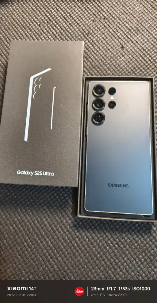 samsung S25 ultra 12/512 fullset grs setahun