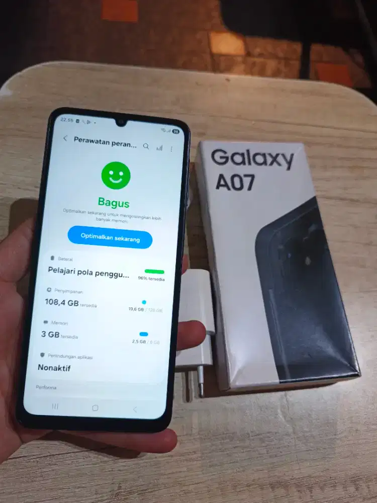 SAMSUNG A07 6/128 LENGKAP NO MINUS