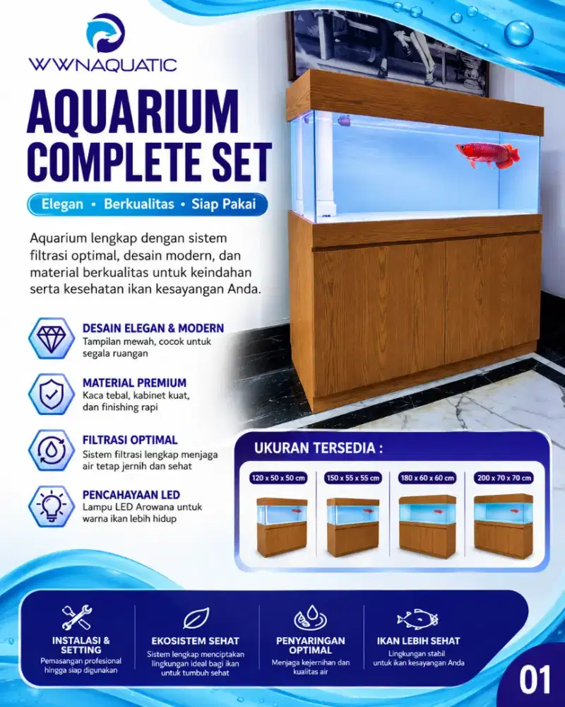 Aquarium Complete Set WWNAQUATIC