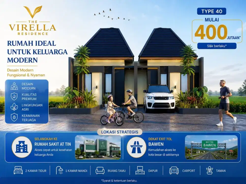 Cluster Eksklusif di Semarang Rumah 400 Jutaan Dekat Kawasan Industri Bawen