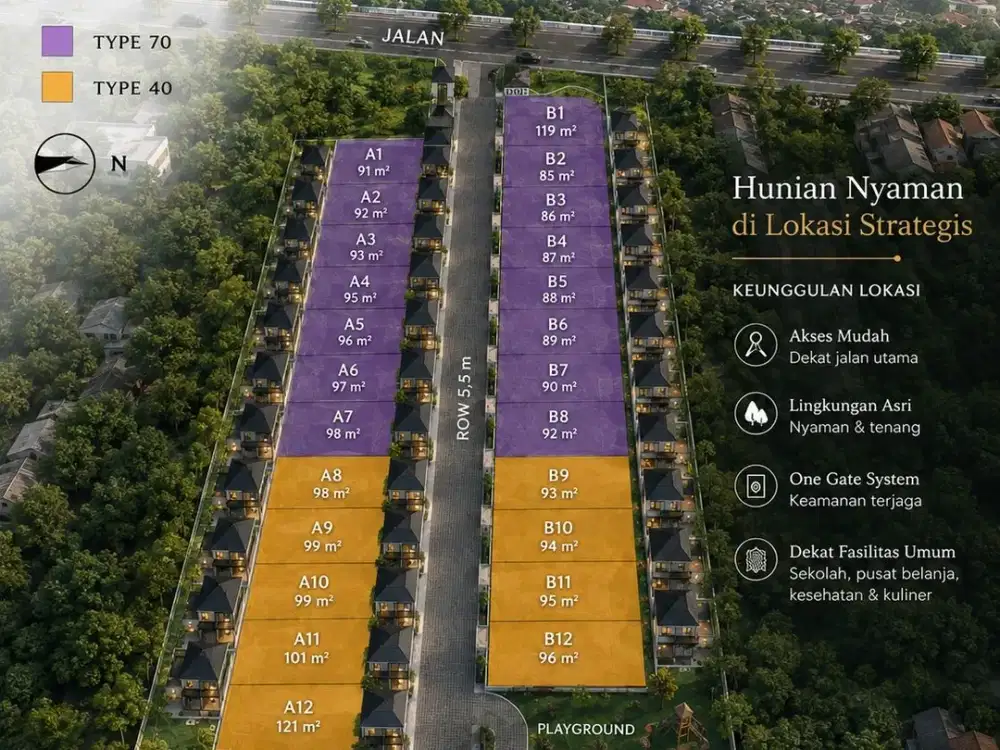 Hunian Strategis di Semarang Dekat RS At-Tin dan Terminal Bawen 400 Jutaan