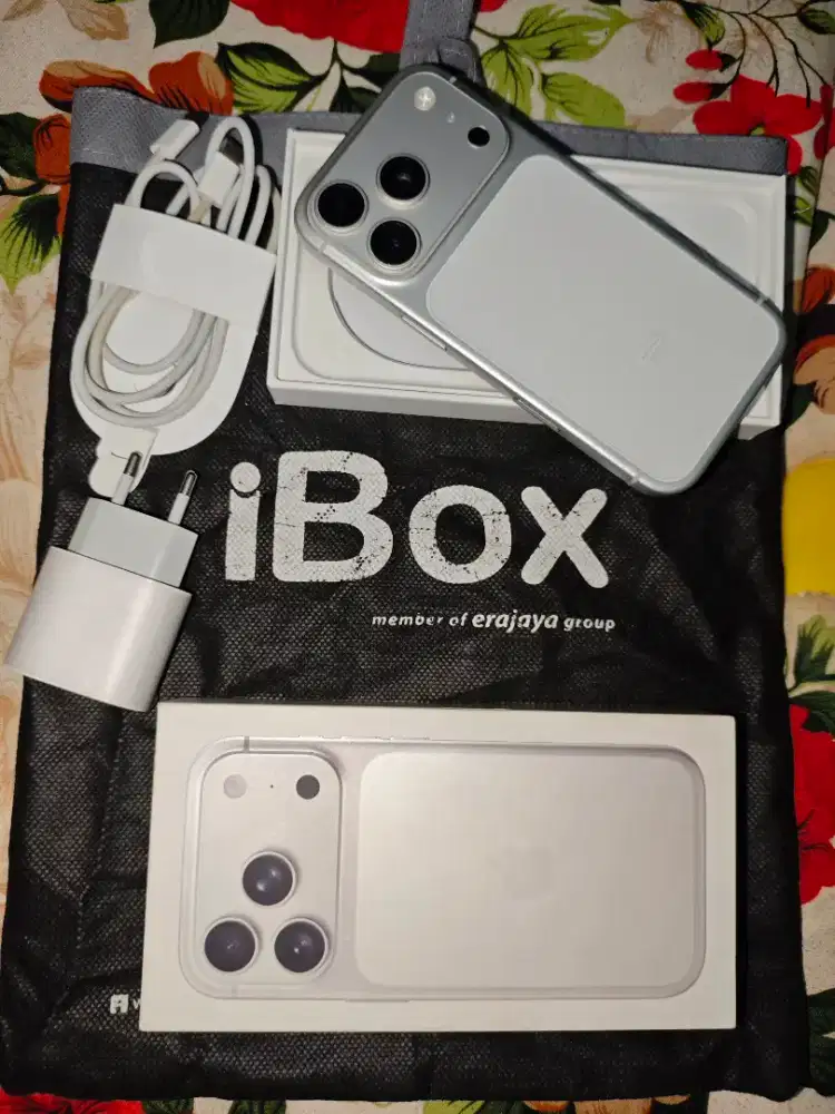 iPhone 17 Pro 256GB iBox Silver Fullshet Bergaransi