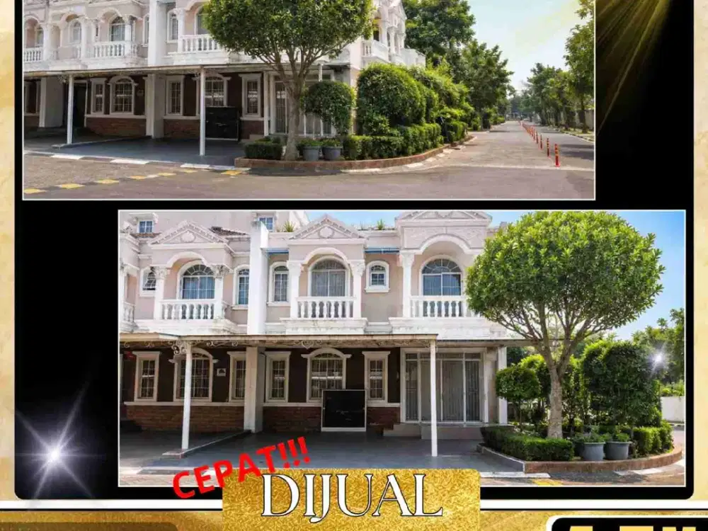 DIJUAL CEPAT MURAH RUMAH HOOK 2 LANTAI LUAS TANAH 163 M² DI GREEN LAKE CITY CIPONDOH TANGERANG