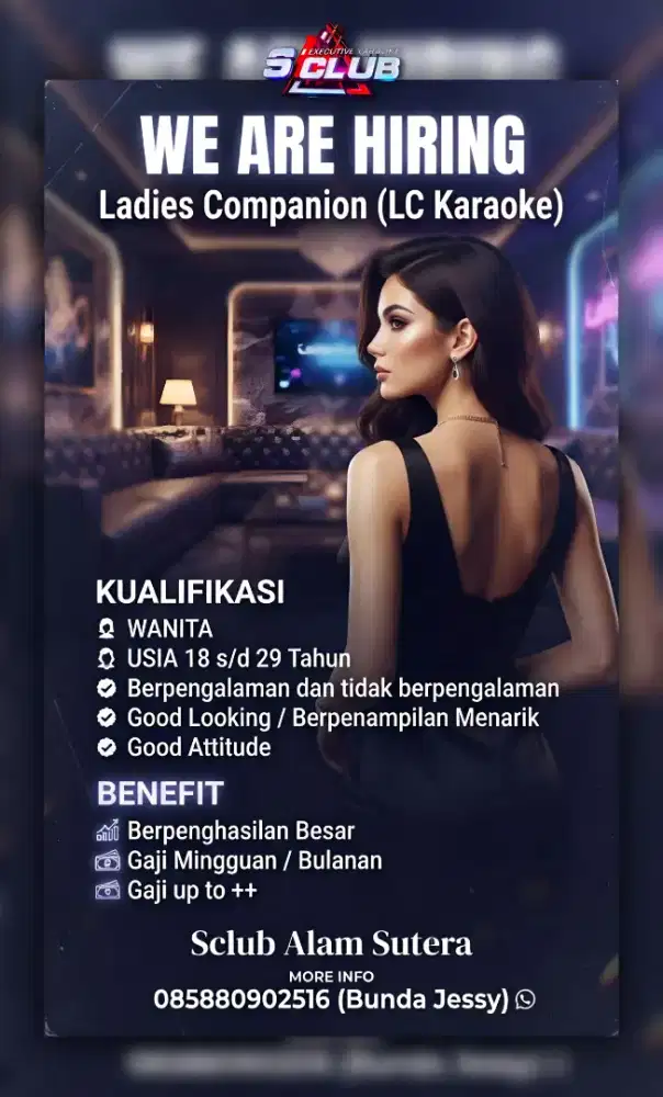 LOWONGAN LADIES COMPANION ( LC)
