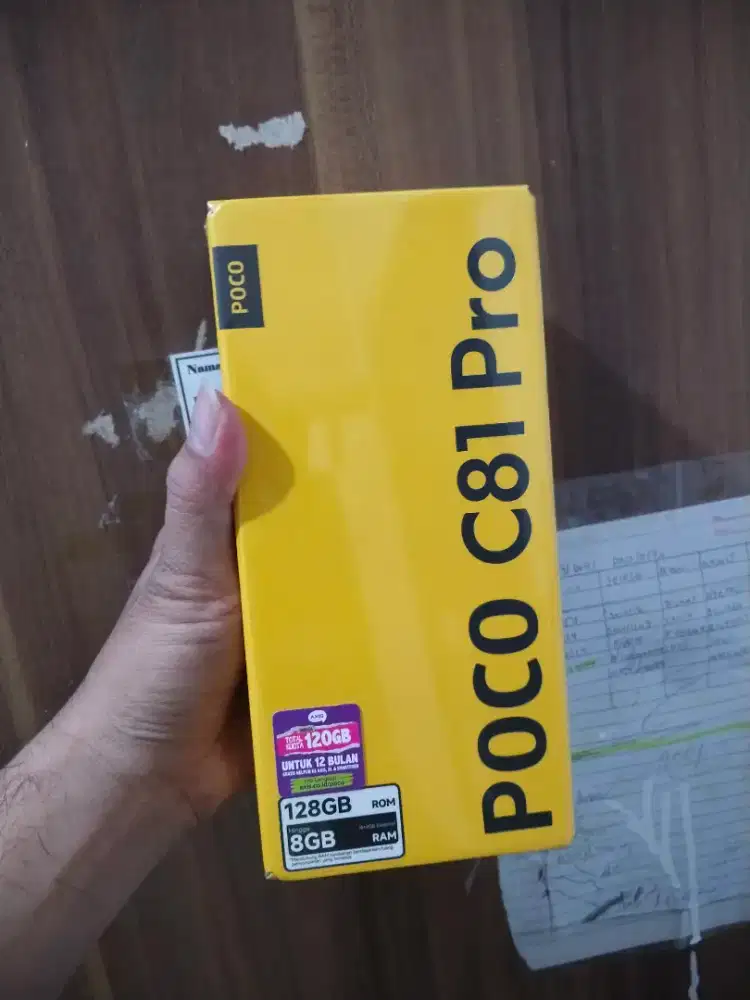 Poco C81 pro 4+4/128 segel box