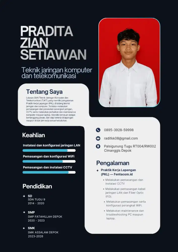 Teknisi IT & Jaringan Komputer Profesional