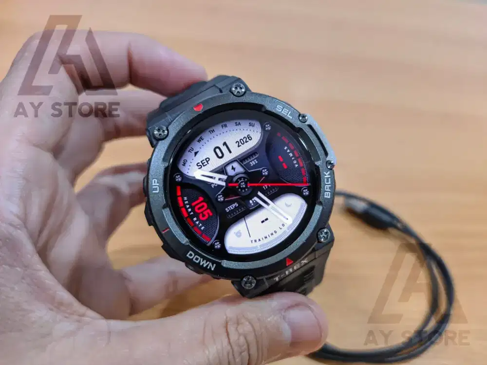Smartwatch Amazfit T-rex 2 Ember black second