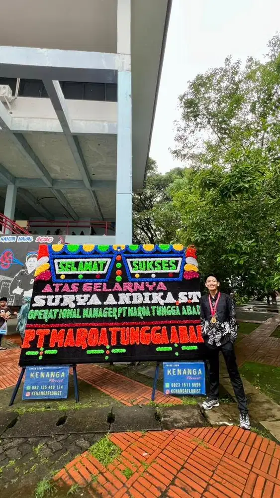 Kenanga florist karangan bunga makassar
