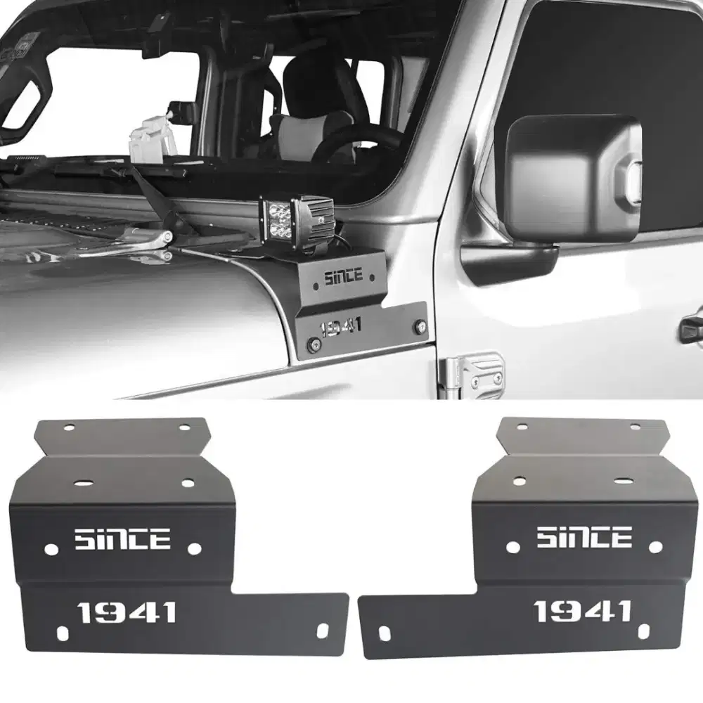 BRACKET PILAR LAMPU JEEP JL & JT GLADIATOR