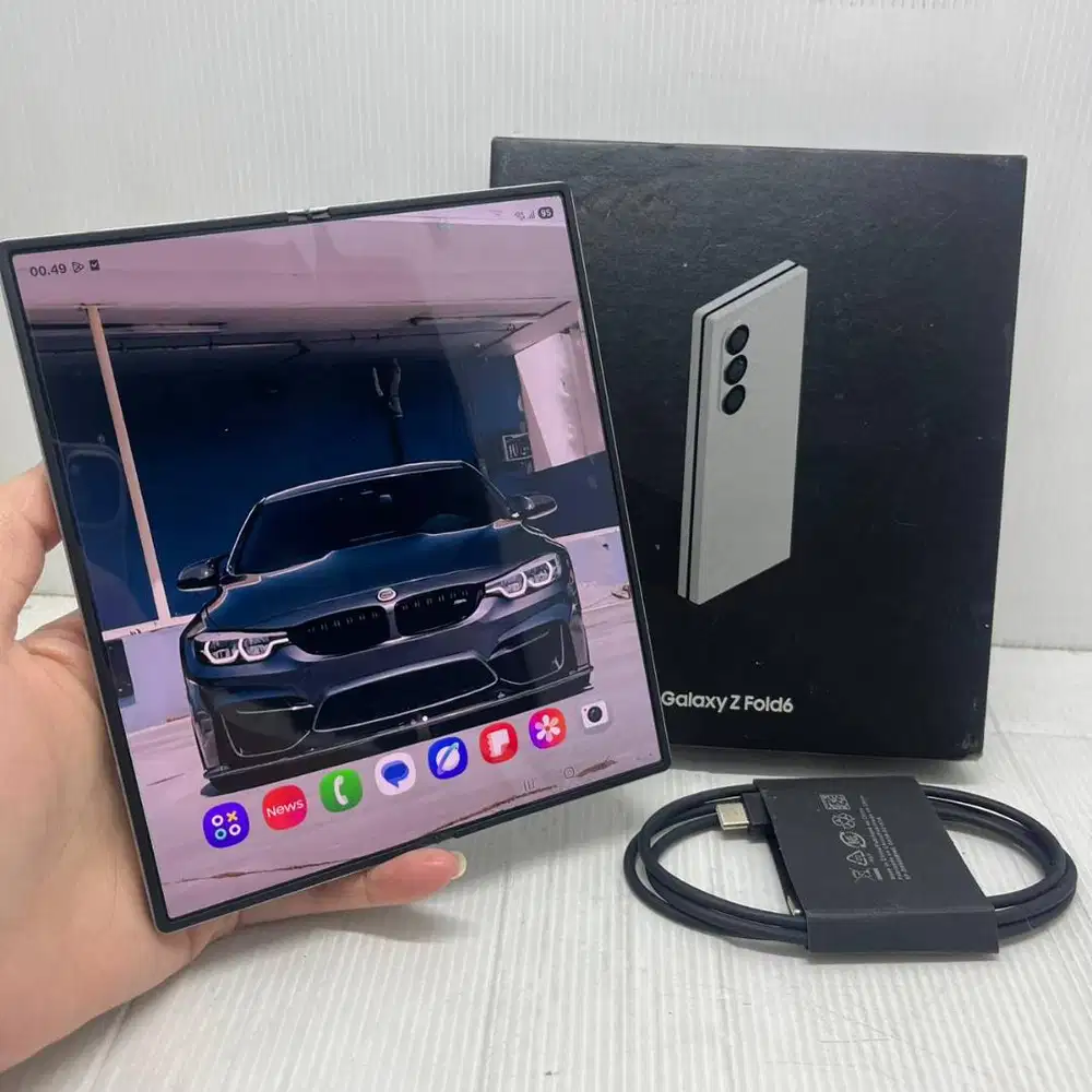 SEIN HOTSALE SAMSUNG GALAXY Z FOLD 6 5G 12/256 SILVER SHADOW RESMI NO