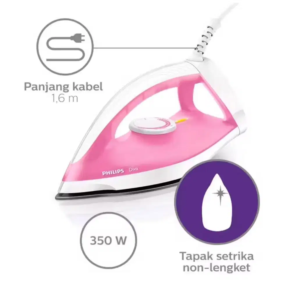 [DIJUAL CEPAT] Setrika Philips Diva 350W