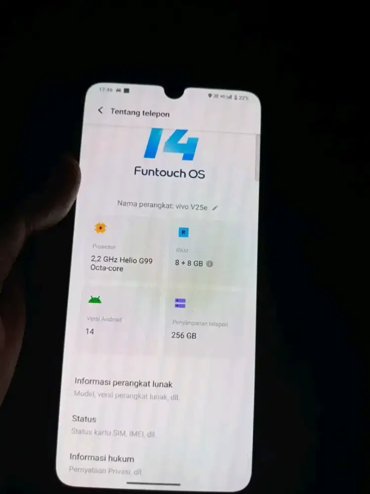 VIVO V25E RAM 8/256 ORIGINAL