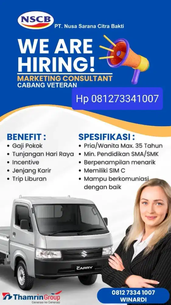 Loker sales otomotif