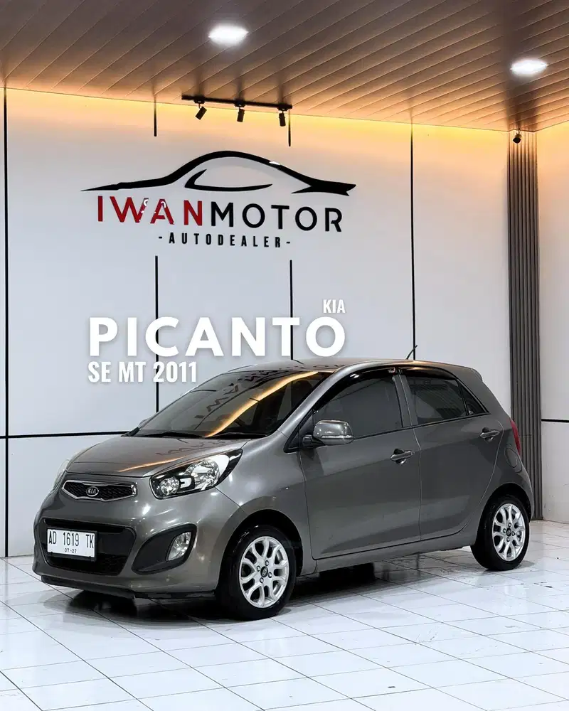 Plat AD Pajak Baru! Kia Picanto 1.2 SE MT Tahun 2011