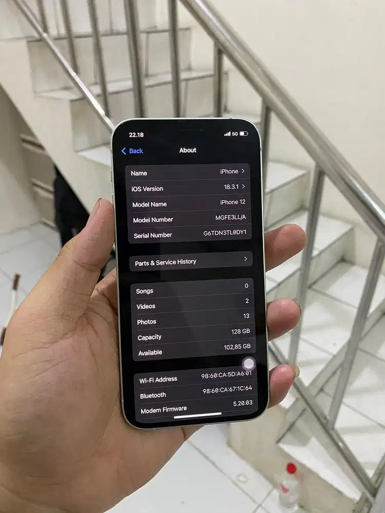 Iphone 12 128 basic inter beacukai
