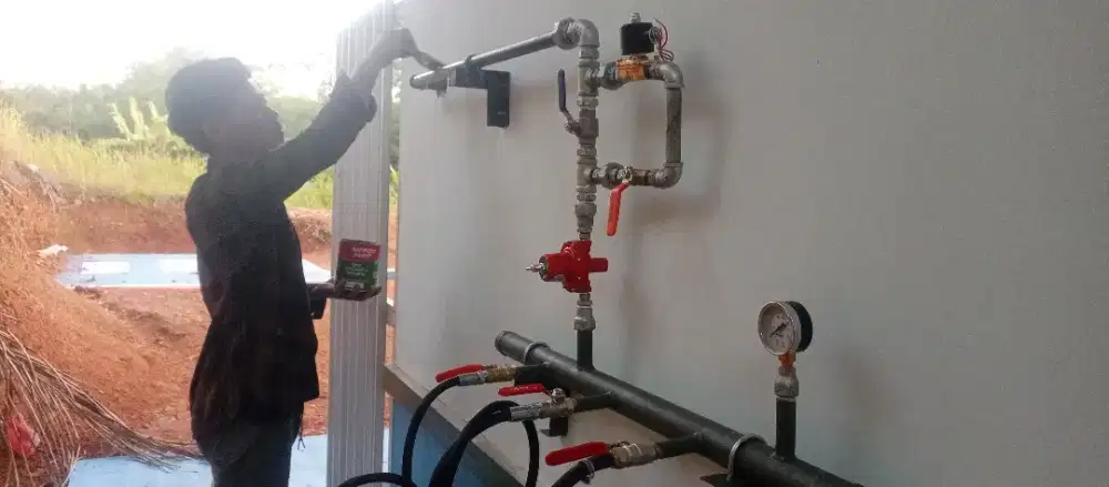 Pemasangan Instalasi gas elpiji Resto,MBG,dapur industri
