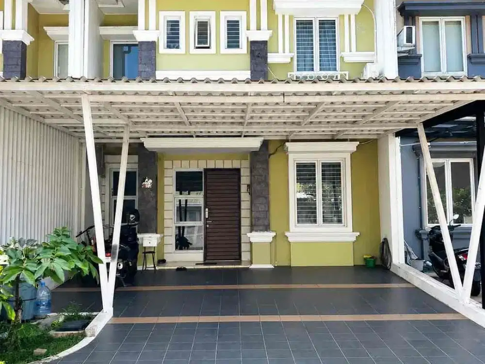 Dijual Rumah 2 Lantai Cluster Fiordini Ilago Gading Serpong, SHM Harga Bisa Nego