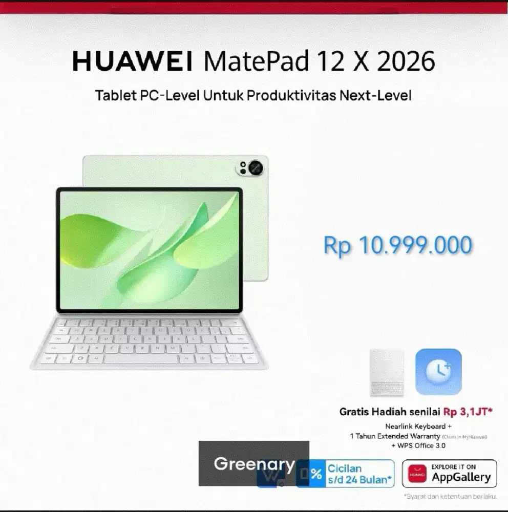 Huawei Matepad 12X 2026 Ram 12/256