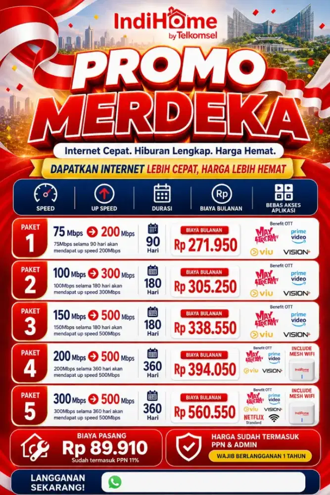 IndiHome Paket Merdeka