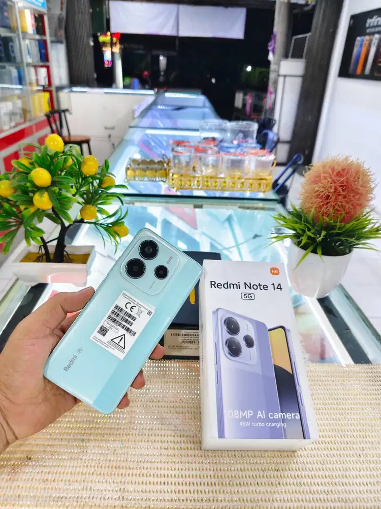 Redmi Note 14 5G Ram 12+12Gb/ 512Gb Fullset Mulus Like New Bergaransi