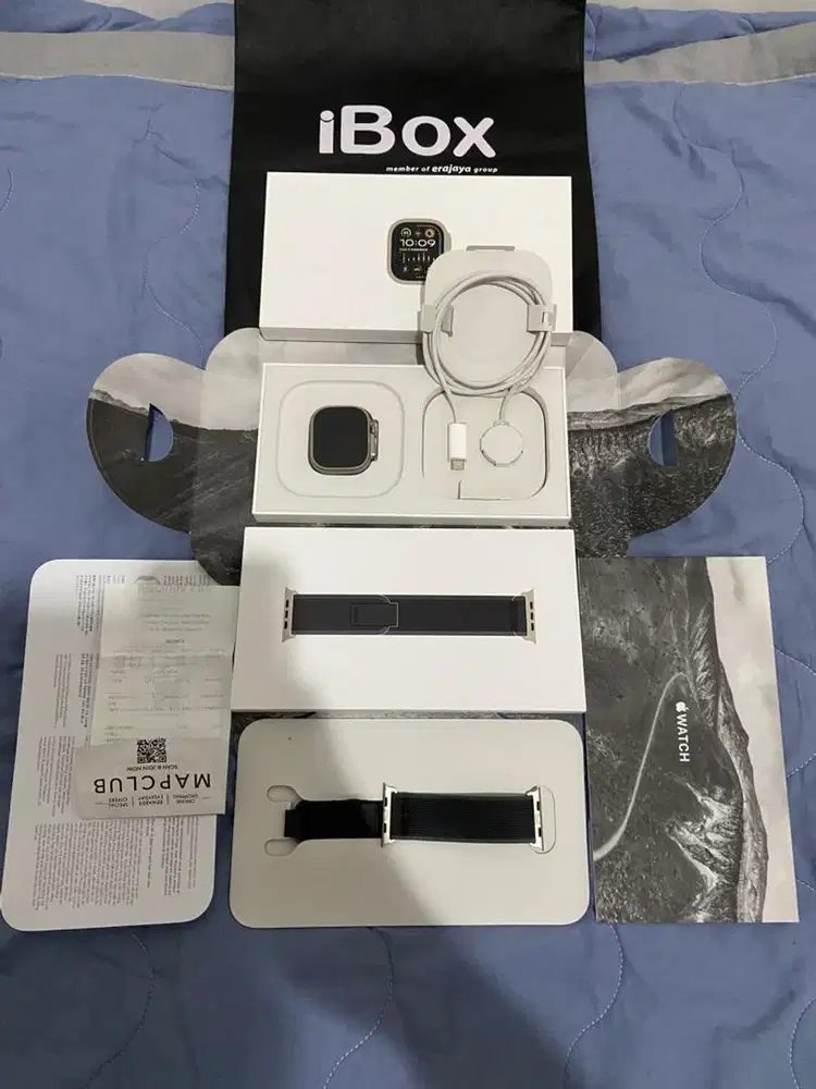 Apple watch Ultra 2 Titanium IBOX Digimap Resmi Fullset original mulus