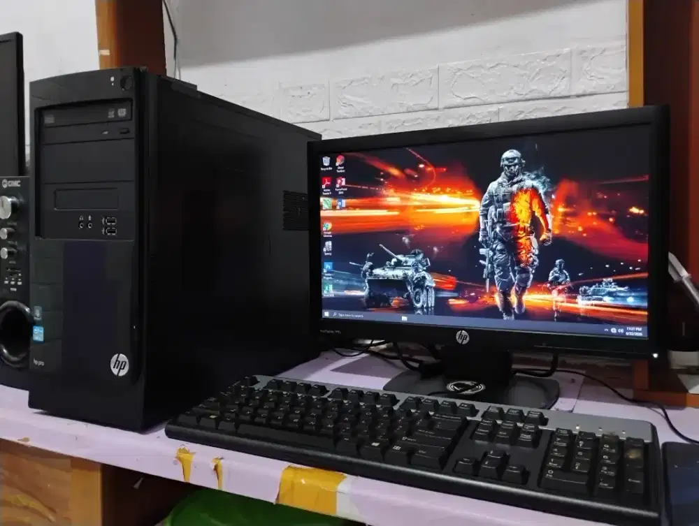 Pc gaming roblox / intel core i5 + ram 8gb + monitor 19inch / HP
