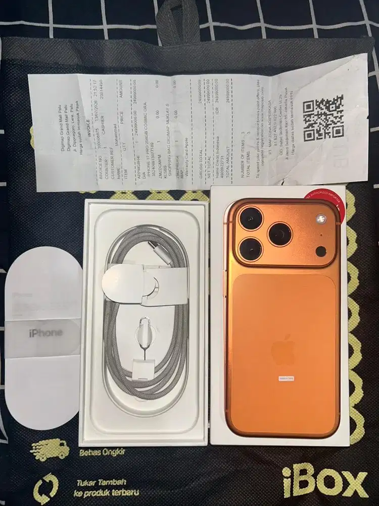 Iphone 17 pro 256 digimap pemakaian sebulan