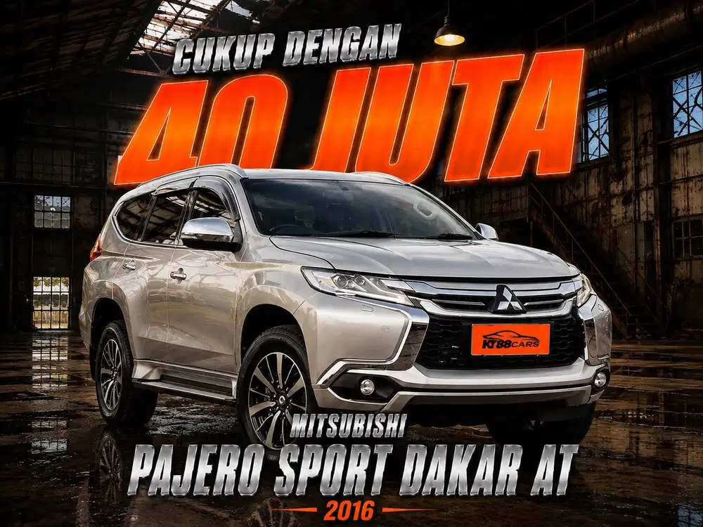 DP 40jt Bergaransi PAJERO SPORT 2.4 DAKAR 4x2 AT 2016