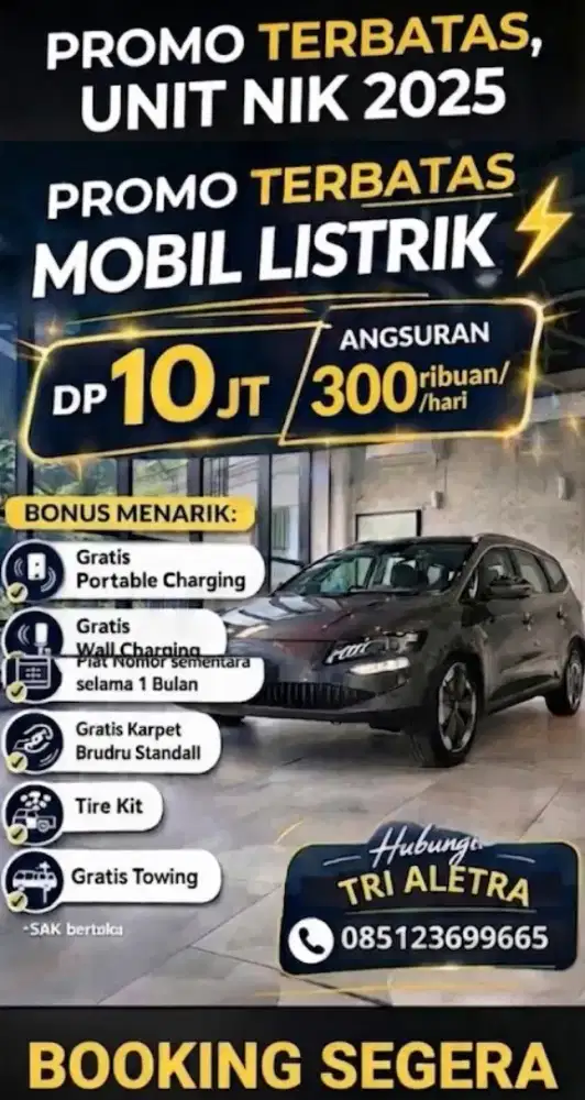 Mobil listrik ALETRA L8
