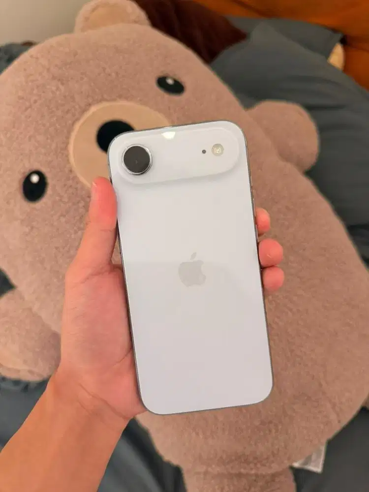 iphone air 256 blue jarang pakai mulus lengkap ibox fullset