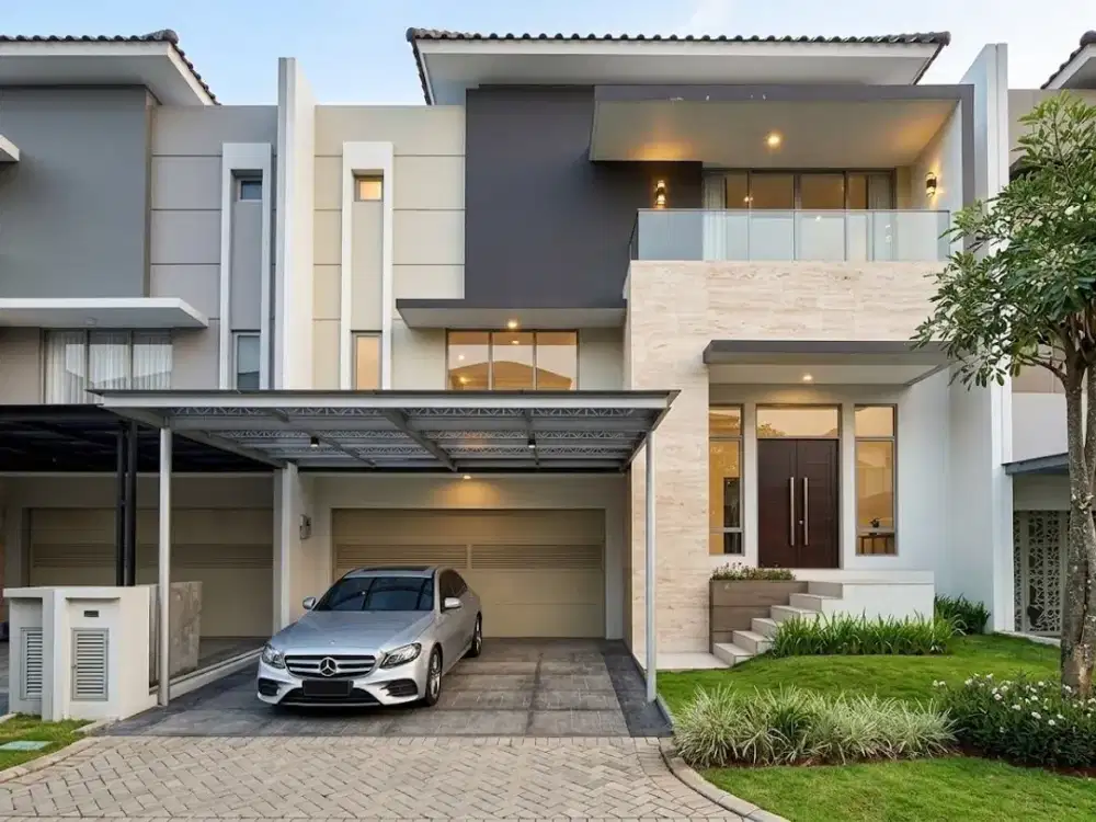 Di Jual Termurah Rumah Di Golf Island uk 250m2 brand new Jakut