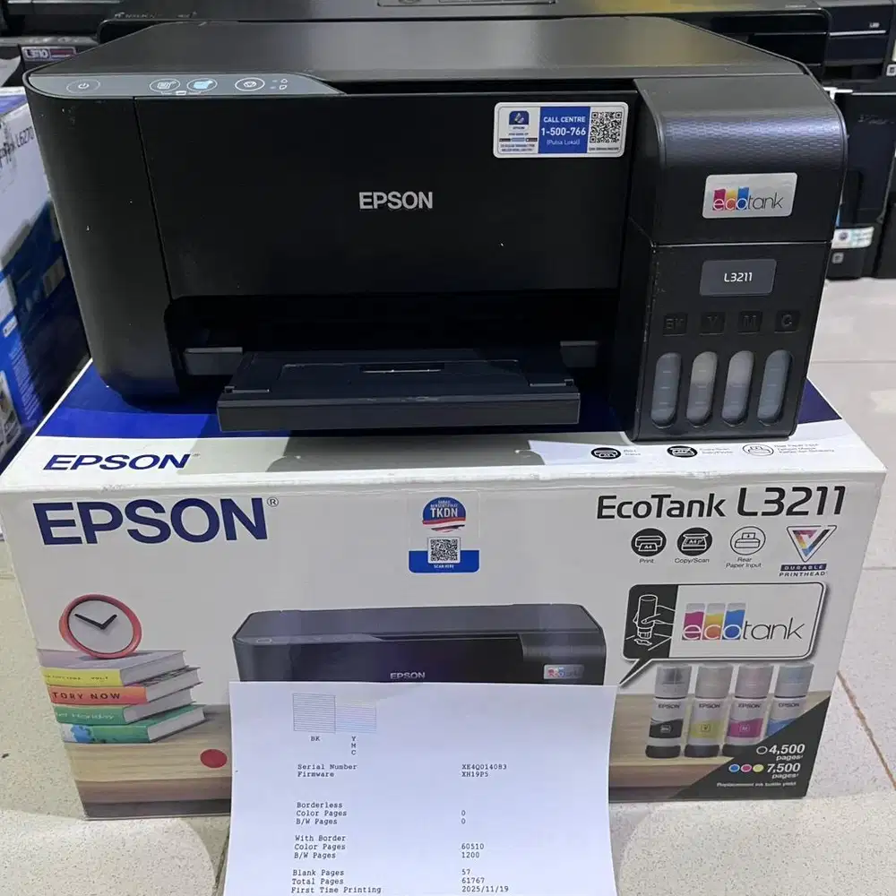 Epson L3211 Print Scann Copy Segel