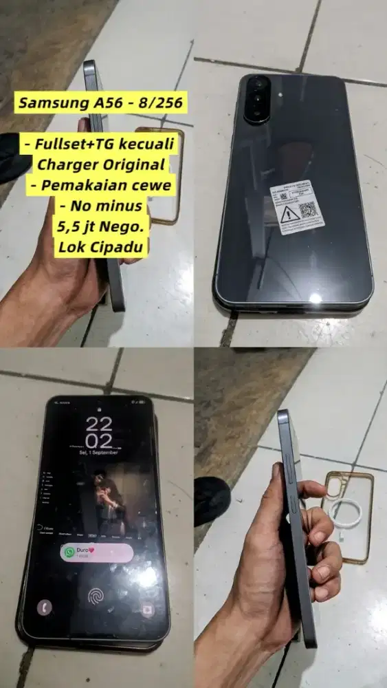JUAL HP SAMSUNG A56 8/256