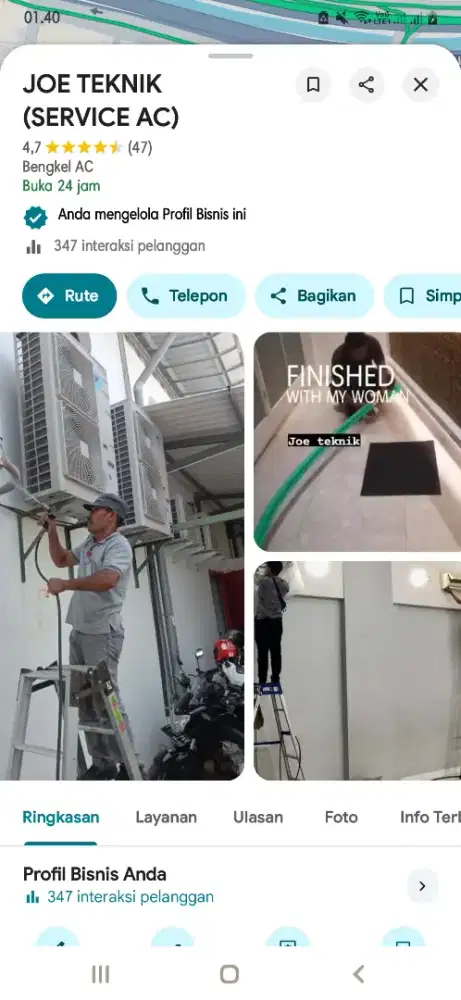 Jasa service ac