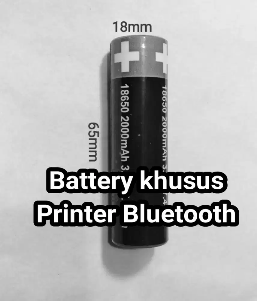 Battery khusus printer mini bluetooth real capacity compatible