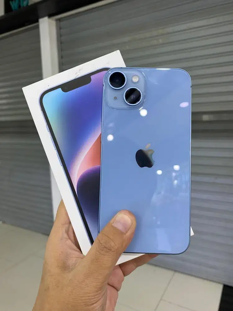 iPhone 14 128Gb Resmi iBox Mulus Fullset Original