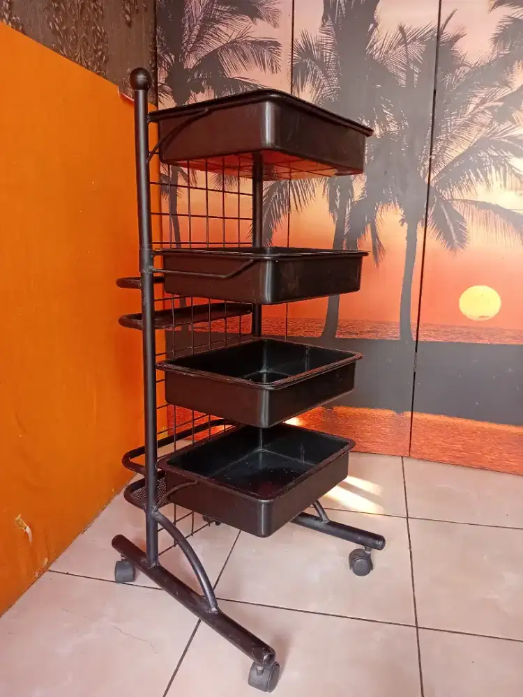 Rak troli salon/barbershop