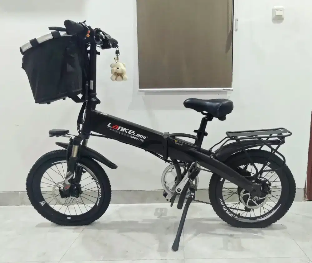 Sepeda Listrik LANKELEISI Lipat Moped Lite Edition G660 (48V 8.7Ah)