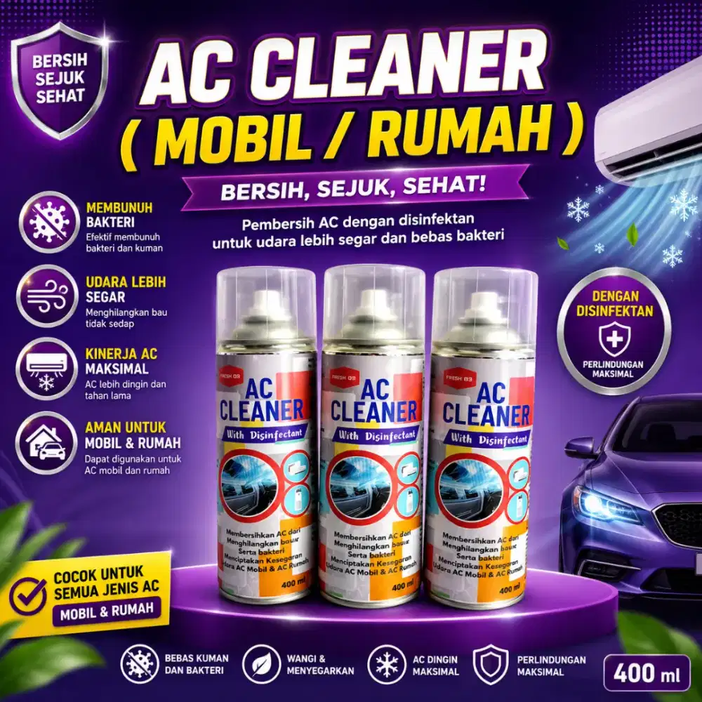Ac Cleaner Mobil dan Rumah