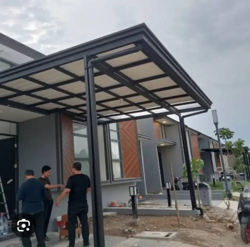 Kanopi atap minimalis