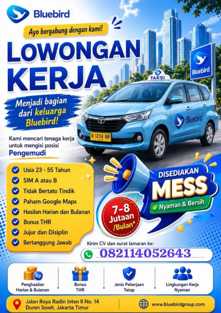 Driver Taksi Bluebird