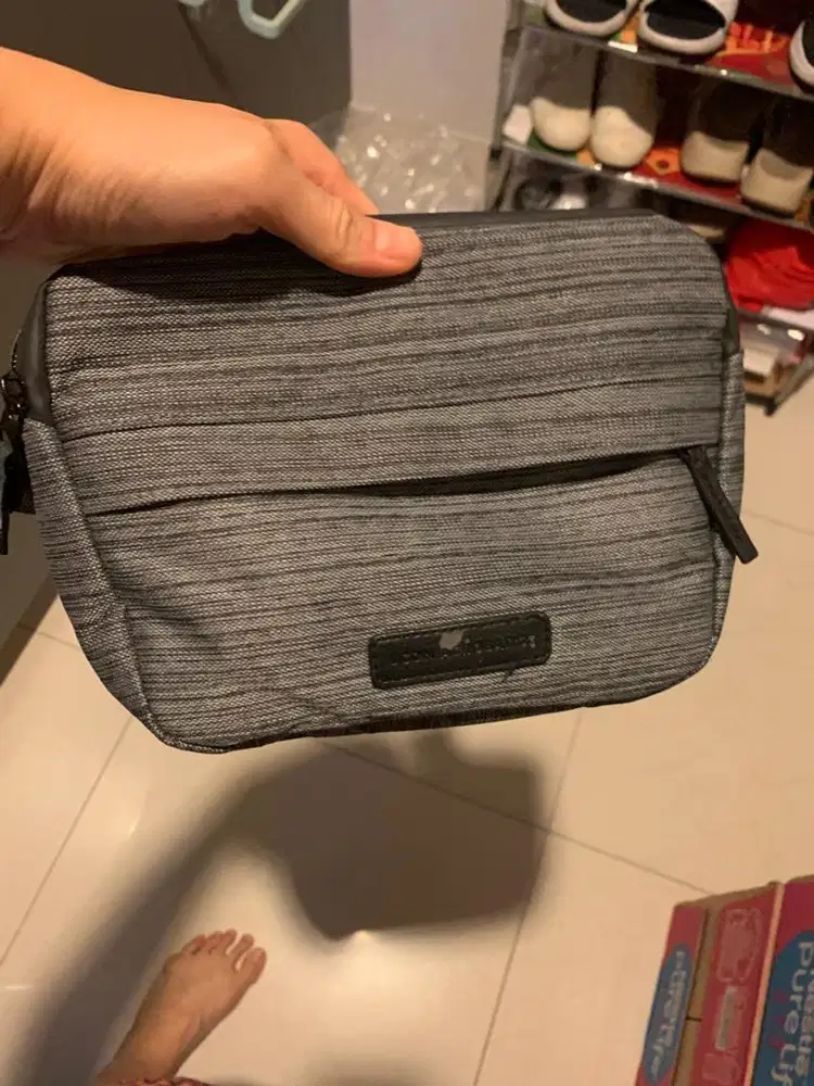 Sling & waist Bag pria waterproof original brand