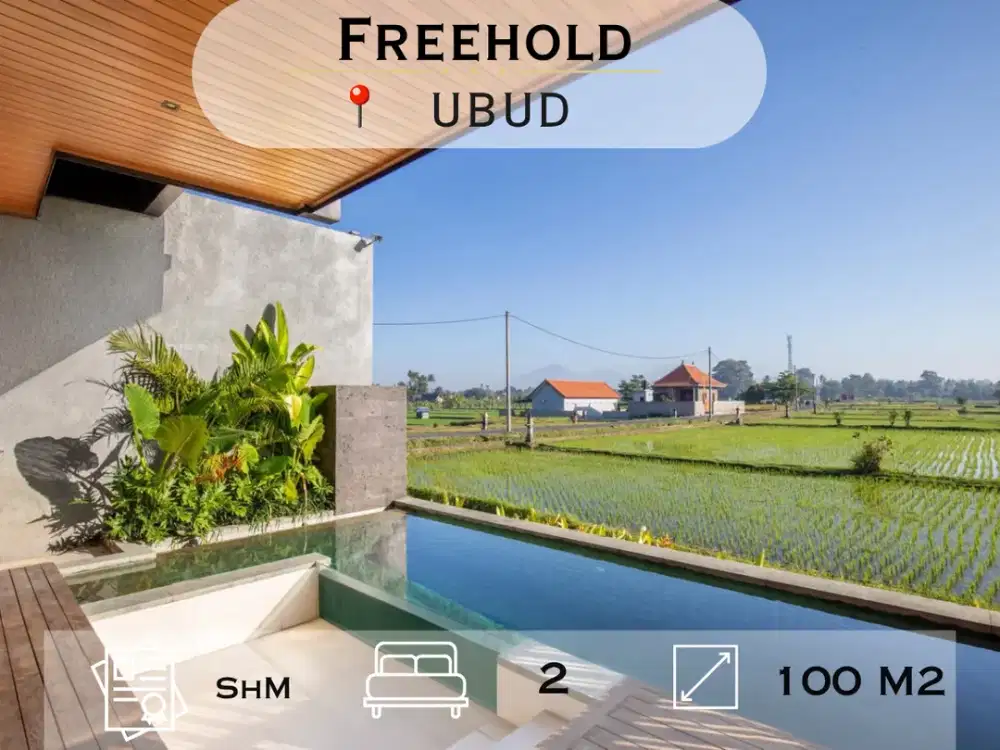 Luxury Rice Field View Villas For Sale In  Singakerta ,Ubud