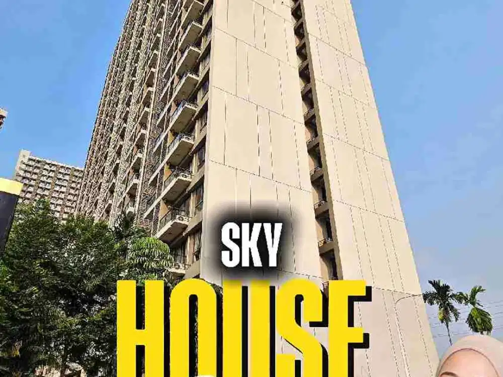 For Rent apartment sky house bsd 2 bedroom siap huni