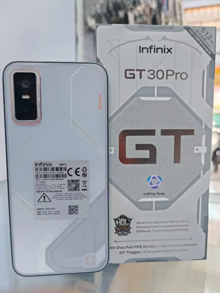Infinix GT 30 pro ram 12+12/512gb lengkap