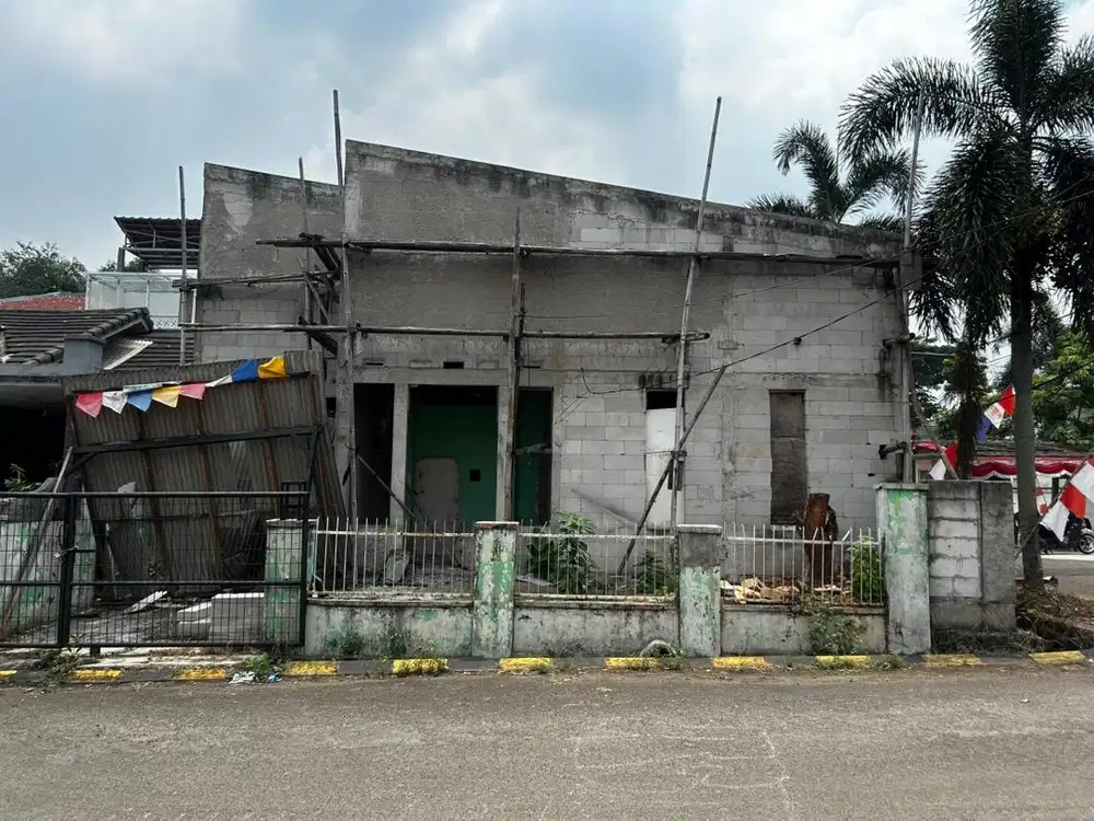 Dijual Rumah Setengah Jadi Hook di Bukit Dago dekat Serpong