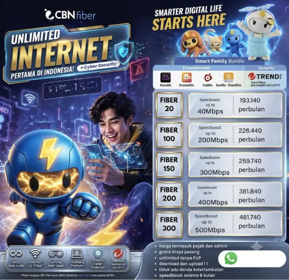 Promo Wifi CBN 40 Mbps