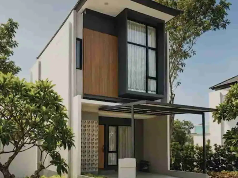 Rumah Modern Minimalis Tropical di Grandwisata Bekasi