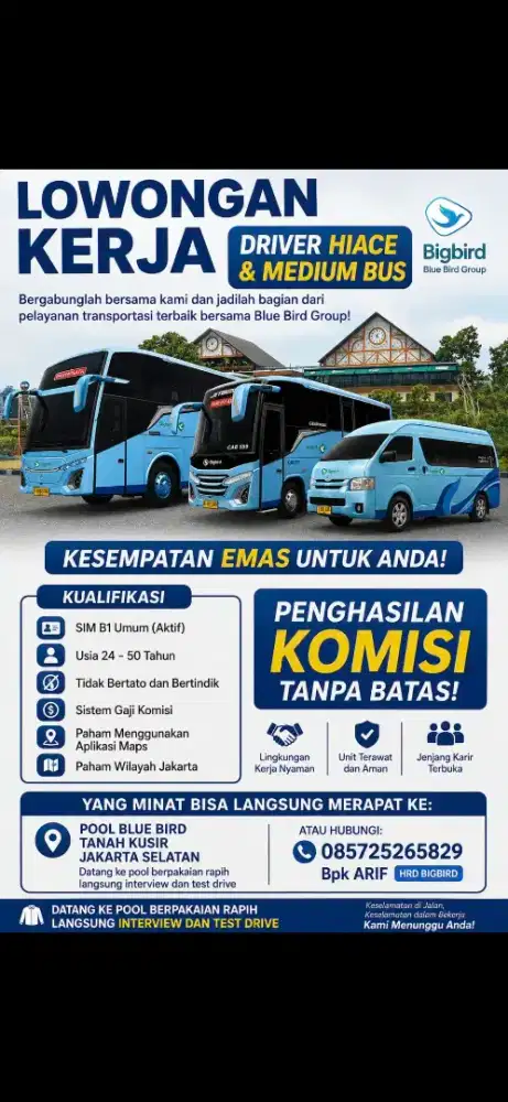 Lowongan kerja driver
