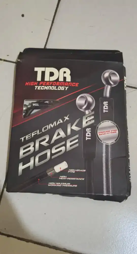 Selang rem TDR teflomax dan cakram tdr